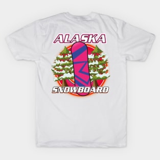 Alaska Snowboarder logo T-Shirt